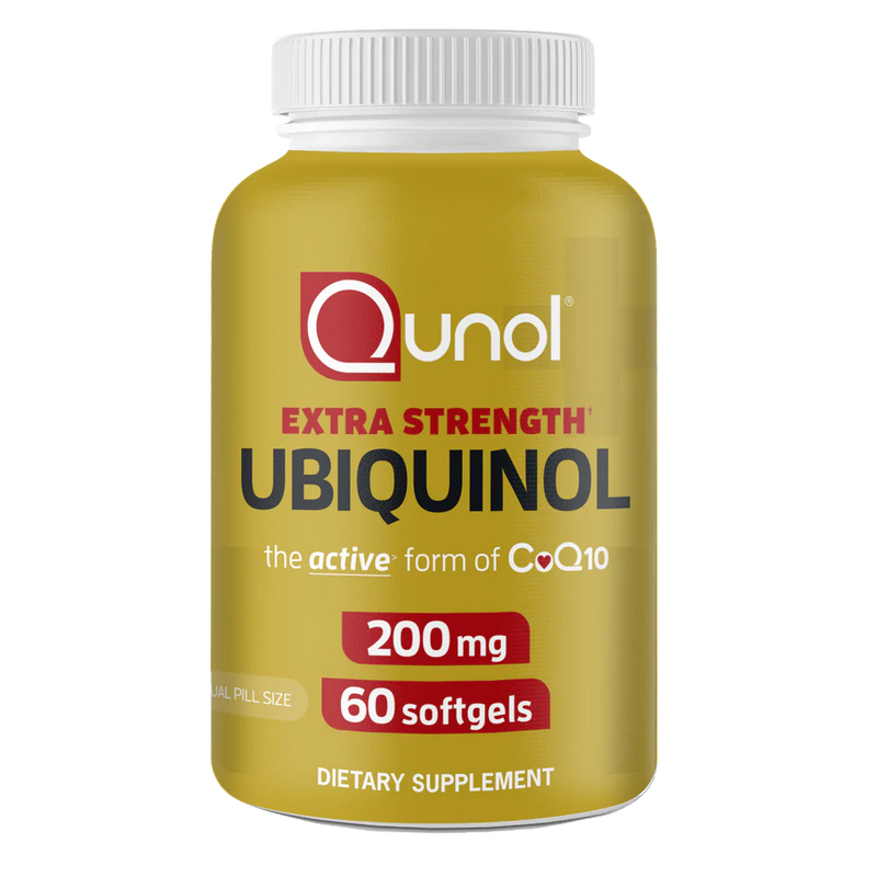 Qunol Ubiquinol Extra Strength, 200 mg - 60 softgels