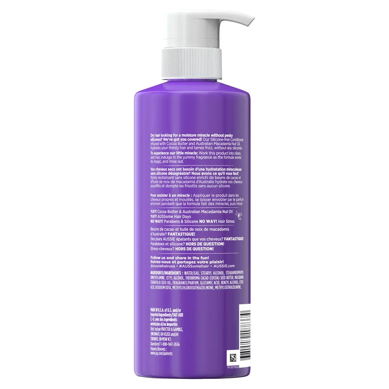Aussie Miracle Coils Conditioner, Paraben Free, 16 oz