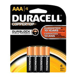 Duracell Coppertop AAA Batteries, 4 Count