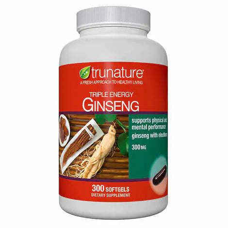 trunature Triple Energy Ginseng 300 mg., 300 Softgels