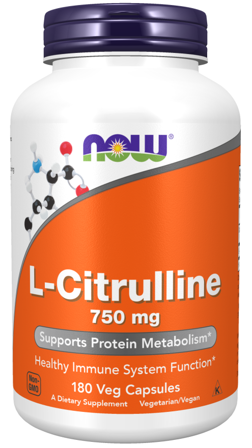 Now Foods L-Citrulline 750 mg Veg Capsules