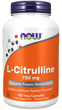 Now Foods L-Citrulline 750 mg Veg Capsules