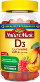 Nature Made Vitamin D3 2000 IU (50 mcg), 150 Gummies