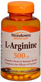 Sundown L-Arginine 500 mg Capsules 90 ea (1 Pack)