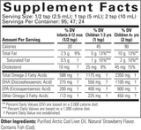 ChildLife Essentials Pure Arctic Cod Liver Oil, Natural Strawberry Flavor - Supports Healthy Brain Function - Gluten Free, Alcohol Free, Casein Free, Non-GMO - 8 fl. oz