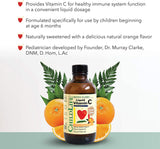 ChildLife Essentials Liquid Vitamin C - Immune Support, Vitamin C Liquid, All-Natural, Gluten-Free, Allergen Free, Non-GMO, High in Antioxidants - Orange Flavor, 4 Ounce Bottle