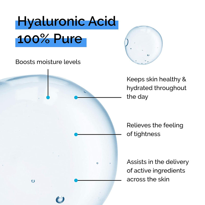 Timeless Skin Care Hyaluronic Acid 100% Pure Serum - 8 oz - Powerful Formula to Rehydrate Skin & Boost Moisture Levels + Relieves Appearance of Skin Tightness - Recommended for All Skin Types