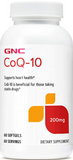 GNC CoQ-10 200mg (60 Softels 60 Servings)