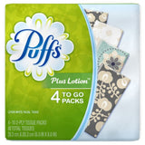 Puffs Plus Lotion To-Go Facial Tissues 4 ea (1 Pack)