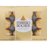 Ferrero Rocher Fine Hazelnut Chocolate 5.30 oz (1 Pack)