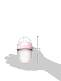 Comotomo Natural Feel Baby Bottle, Pink, 5 Ounce