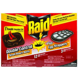 Raid Double Control 12 Small Roach Baits + 3 Egg Stoppers 1 ea (1 Pack)