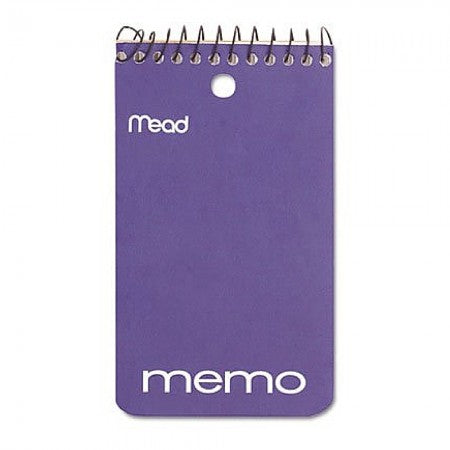 Mead Wirebound College Ruled Memo Book, Colors May Vary 1 ea (1 Pack)