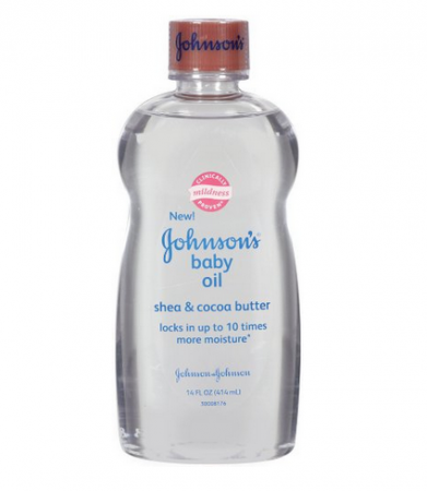 JOHNSON'S Baby Oil, Shea & Cocoa Butter 14 oz (1 Pack)