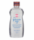 JOHNSON'S Baby Oil, Shea & Cocoa Butter 14 oz (1 Pack)