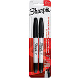 Sharpie Fine & Ultra Fine Permanent Markers, Black 2 ea (1 Pack)