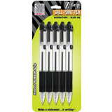 Zebra Z-Grip Retractable Ballpoint Pen, Black 5 ea (1 Pack)