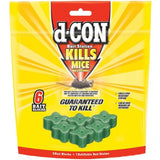 d-CON Refillable Corner Fit Mouse Poison Bait Station, 1 Trap + 6 Bait Refills (1 Pack)