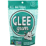 Glee Gum All Natural Chewing Gum, Peppermint 75 ea (1 Pack)