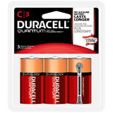 Duracell Quantum C Alkaline Batteries 3 ea (1 Pack)