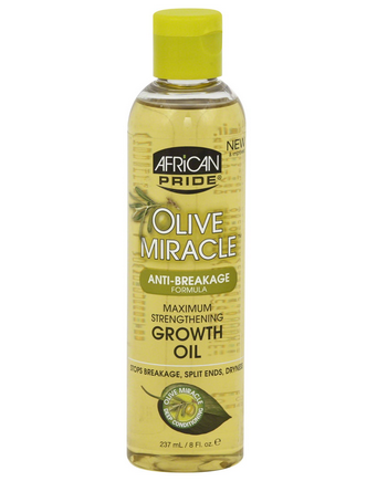 African Pride Olive Miracle Growth Oil, 8 oz (1 Pack)