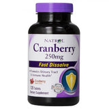 Natrol Cranberry Fast Dissolve Tablets, 250 mg 120 ea (1 Pack)