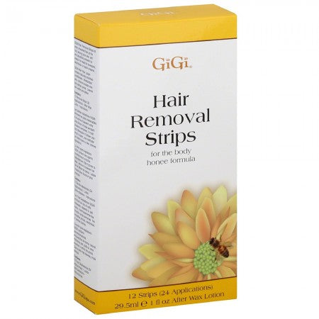 GiGi Hair Removal Strips for the Body 12 ea (1 Pack)