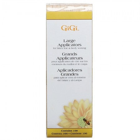 GiGi Large Applicators for Bikini Line Body Waxing 100 ea (1 Pack)