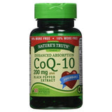 Nature's Truth Enhanced Absorption CoQ10 200 mg Softgels 50  ea (1 Pack)