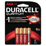 Duracell Quantum Alkaline Batteries with Duralock Power Preserve Technology 4 ea (1 Pack)