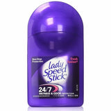 Lady Speed Stick 24/7 Antiperspirant Deodorant Roll-On Fresh Fusion 1.70 oz (1 Pack)