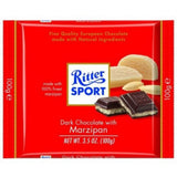 Ritter Sport Dark Chocolate Bars, 3.5 oz Bars,  With Marzipan 12 ea (1 Pack)