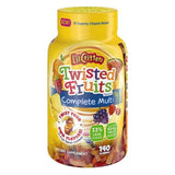 L'il Critters Twisted Fruits Flavors Complete Multivitamin 140 ea (1 Pack)