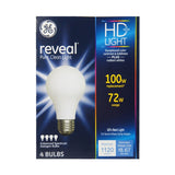 GE Lighting Reveal 72-Watt Light Bulb 4 ea (1 Pack)