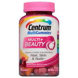 Centrum MultiGummies Multi + Beauty Gummy Multivitamin 90 ea (1 Pack)