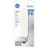 GE 40-Watt Tubular, Frost Soft White Light Bulb 1 ea (1 Pack)