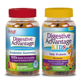 Digestive Advantage Probiotic Gummies, Natural Fruit, Kids 80 Ct & Adults 80 Ct, 1 Ea (1 Pack)