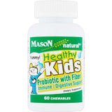 Mason Natural Healthy Kids Probiotic with Fiber Immune/Digestive Support Chewable Tablets 60 ea (1 Pack)