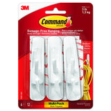 Command Utility Hooks Value Pack, Medium, White 6 ea (1 Pack)