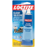 Loctite Clear Silicone Waterproof Sealant, Tube 2.7 oz (1 Pack)