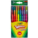 Crayola Fun Effects Mini Twistables Crayons 24 ea (1 Pack)