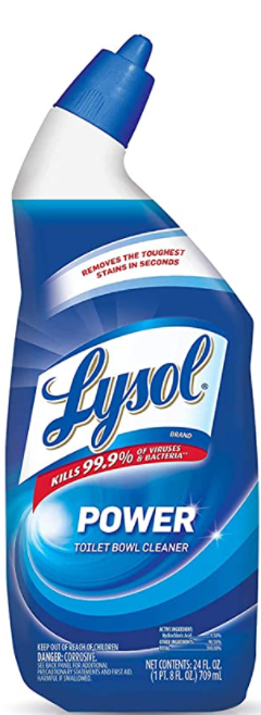 Lysol 24 oz. Power Toilet Bowl Cleaner (2-Count) 1920079174 - The Home Depot