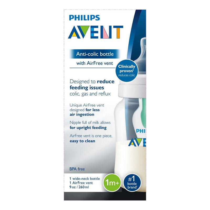Philips AVENT Anti-colic bottle with airfree vent (9oz, 260 ml)