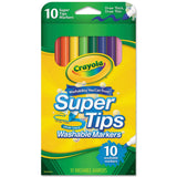 Crayola Super Tip Markers Washable 10 ea (1 Pack)