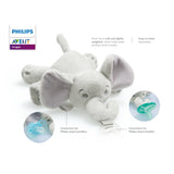 Philips Avent Soothie Snuggle Pacifier Holder with Detachable Pacifier, Elephant, 0m+