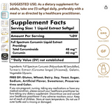 Solgar Full Spectrum Curcumin Liquid Extract, 30 Softgels - Faster Absorption - Brain, Joint & Immune Health - Long Lasting Support - Gluten Free, Non GMO, Dairy Free, Soy Free - 30 Servings