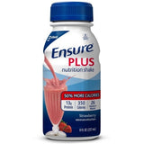 Ensure Plus Nutrition Shake, Strawberry 8 oz bottles (case of 24) (1 Pack)