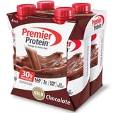 Premier Protein 30g Protein Shakes, 11 oz Per Bottle, Chocolate 4 ea (1 Pack)