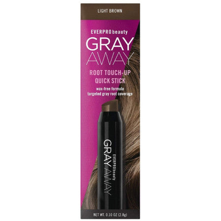 Everpro Grey Away Root Touchup Quick Stick Light Brown  0.10 oz (1 Pack)