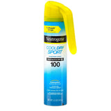 Neutrogena  CoolDry Sport Fullreach Sunscreen Spray with Broad Spectrum SPF 100, Lightweight & Water-Resistant, Oil-Free & PABA Free 5  oz (1 Pack)